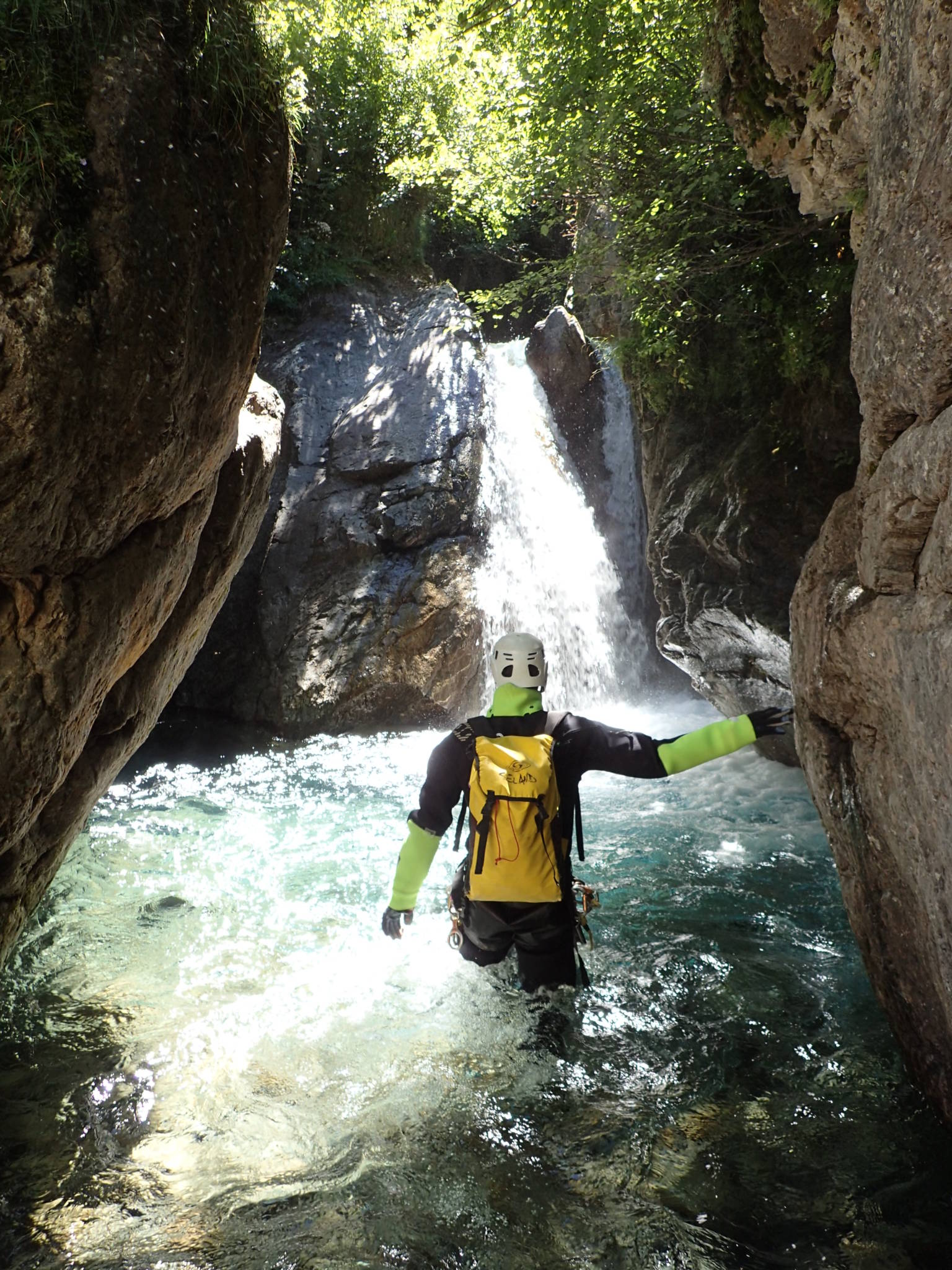Canyoning dans le canyon de Chichin