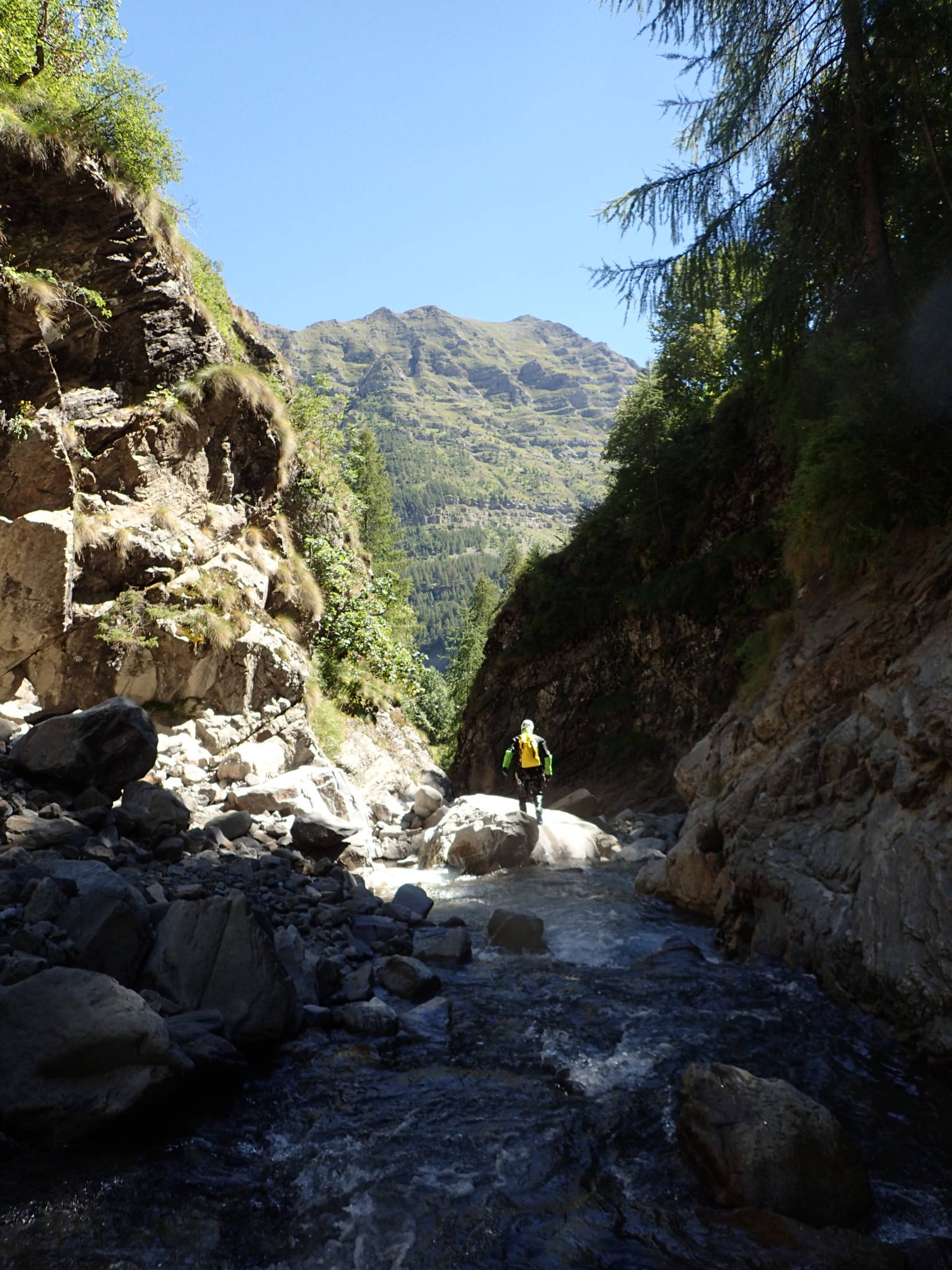Canyoning dans Chichin près de Briançon