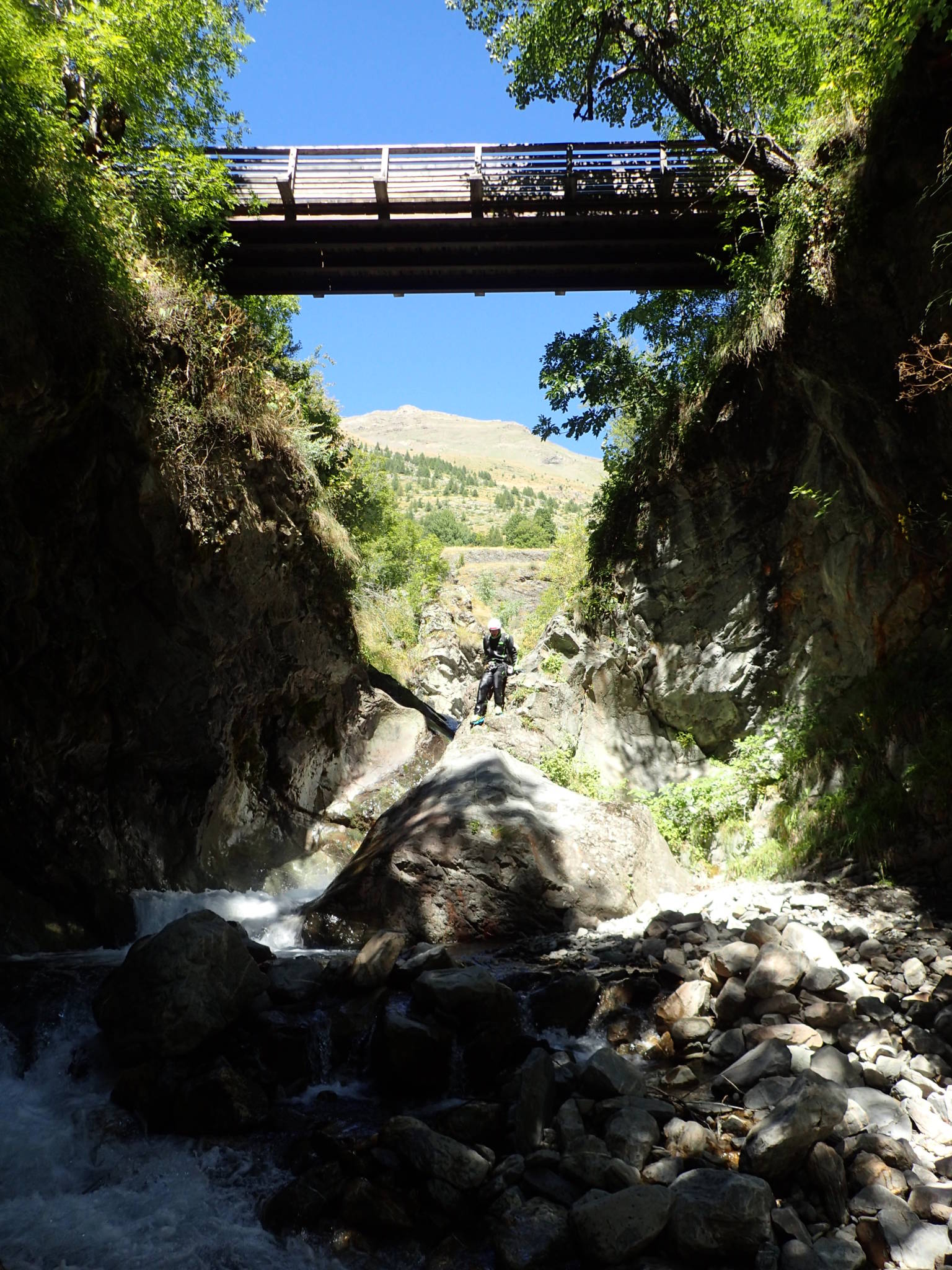 Canyoning dans Chichin près de Briançon
