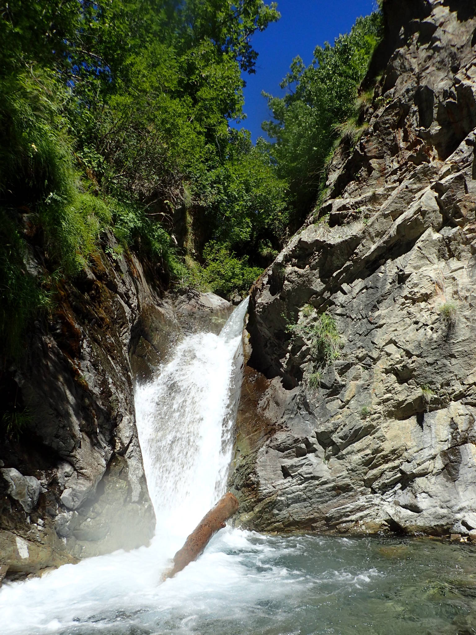 Canyoning dans Chichin près de Briançon