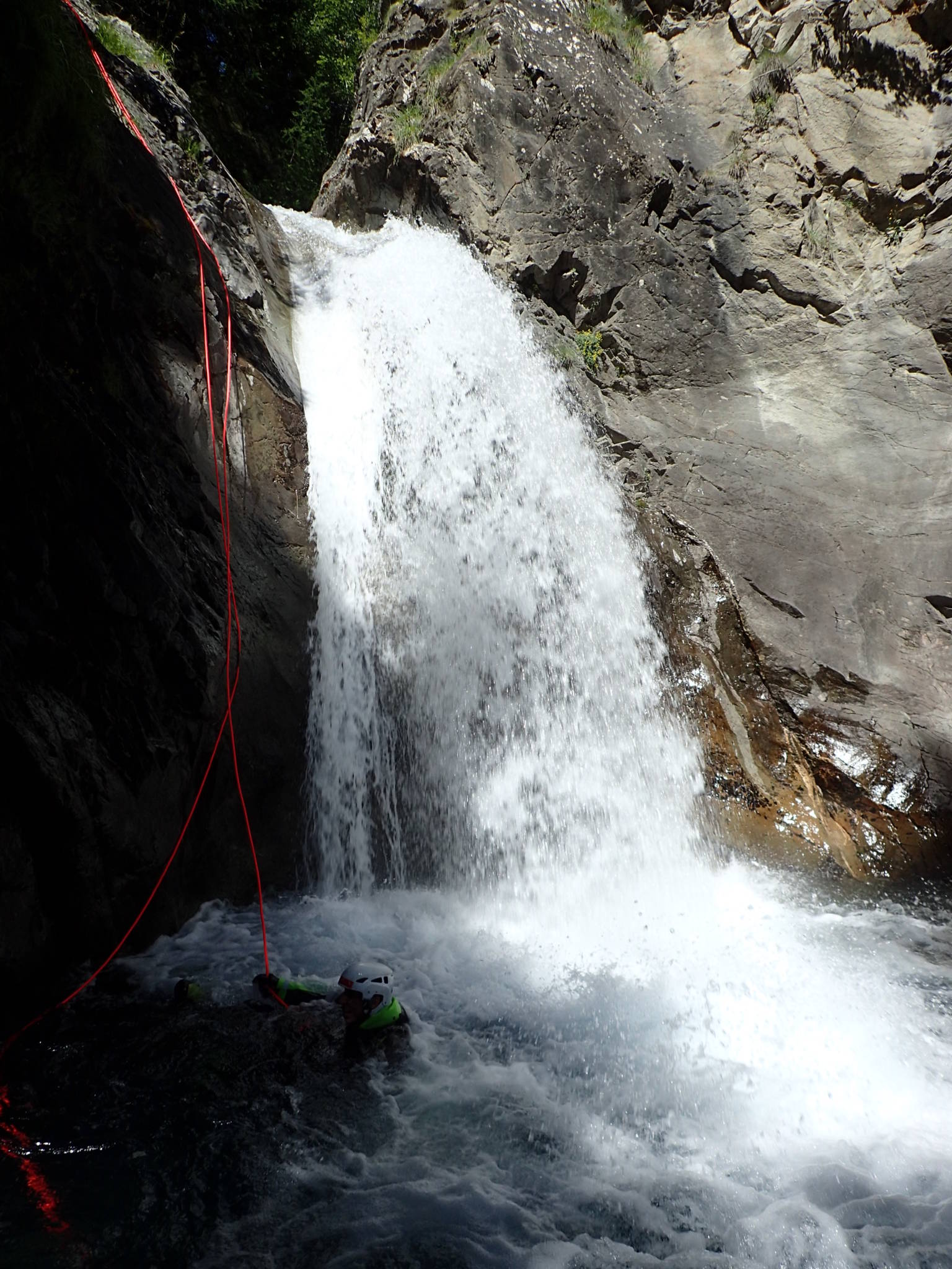 Canyoning dans Chichin près de Briançon