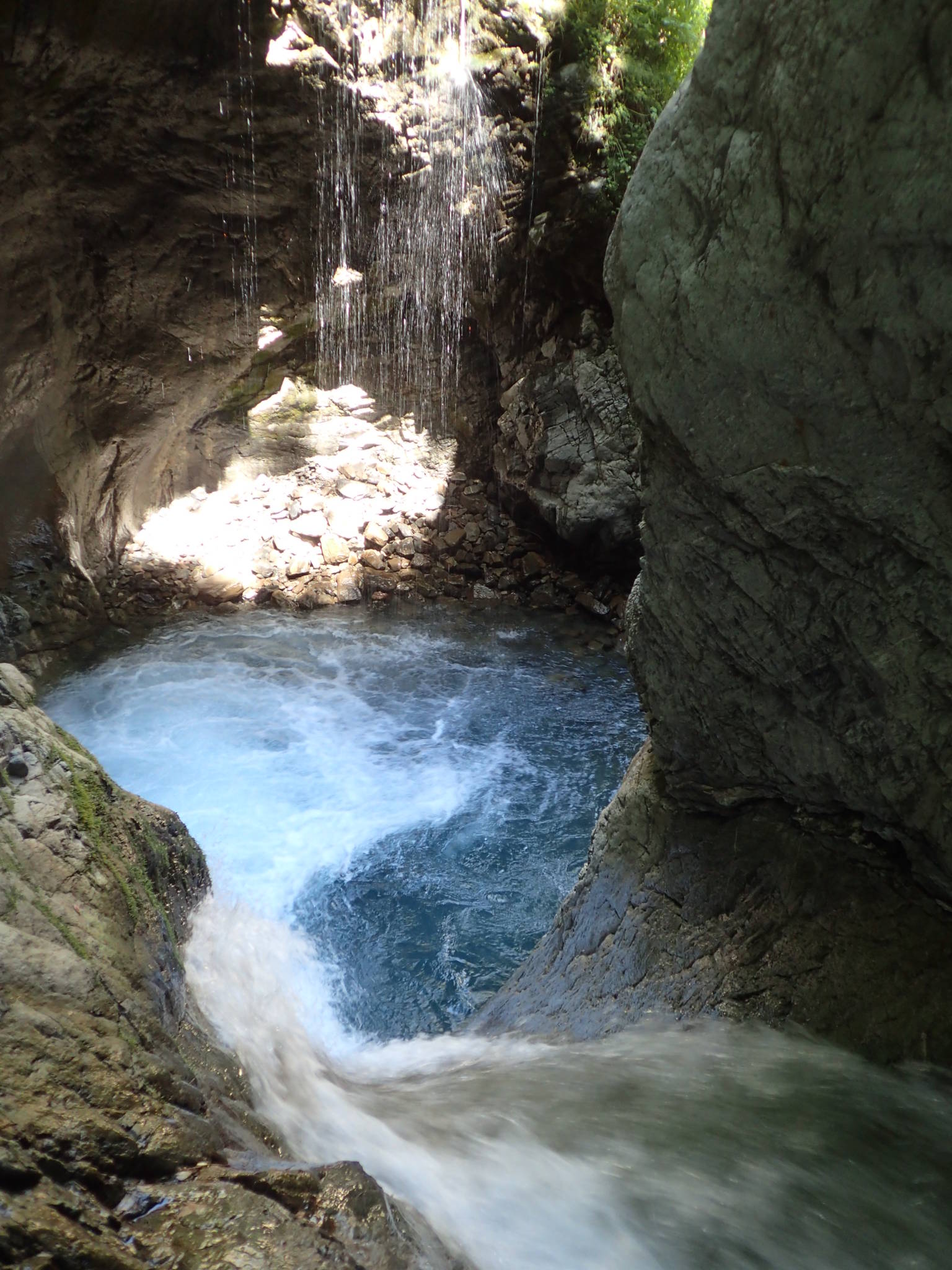 Canyoning dans Chichin près de Briançon