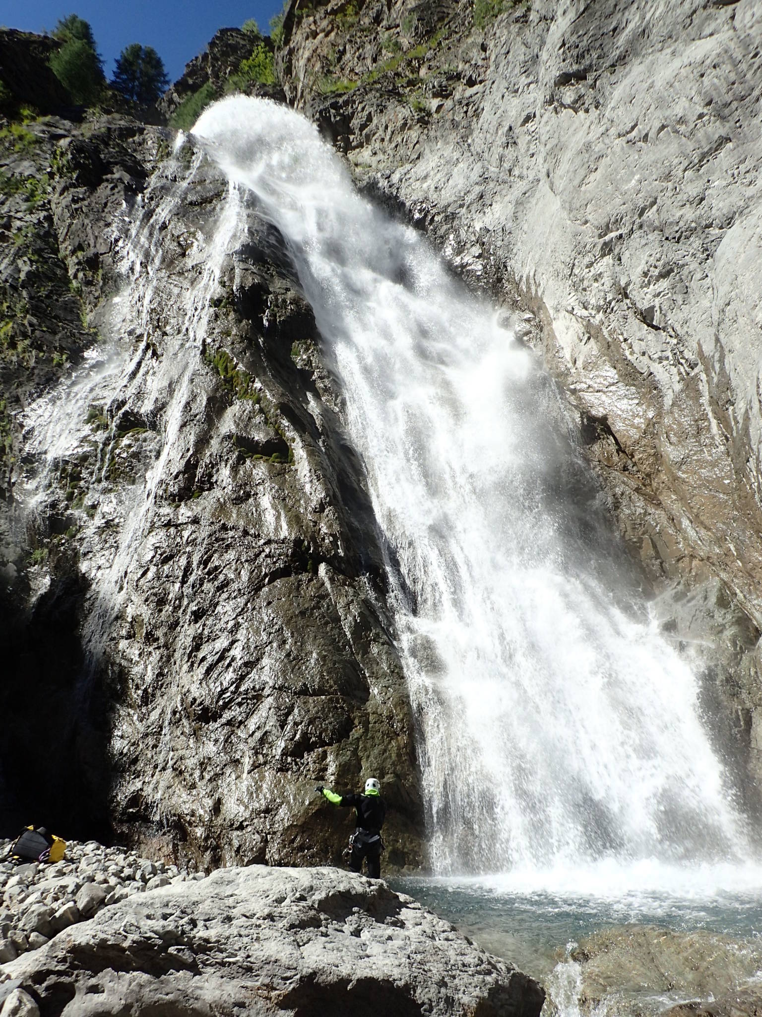 Canyoning dans Chichin près de Briançon