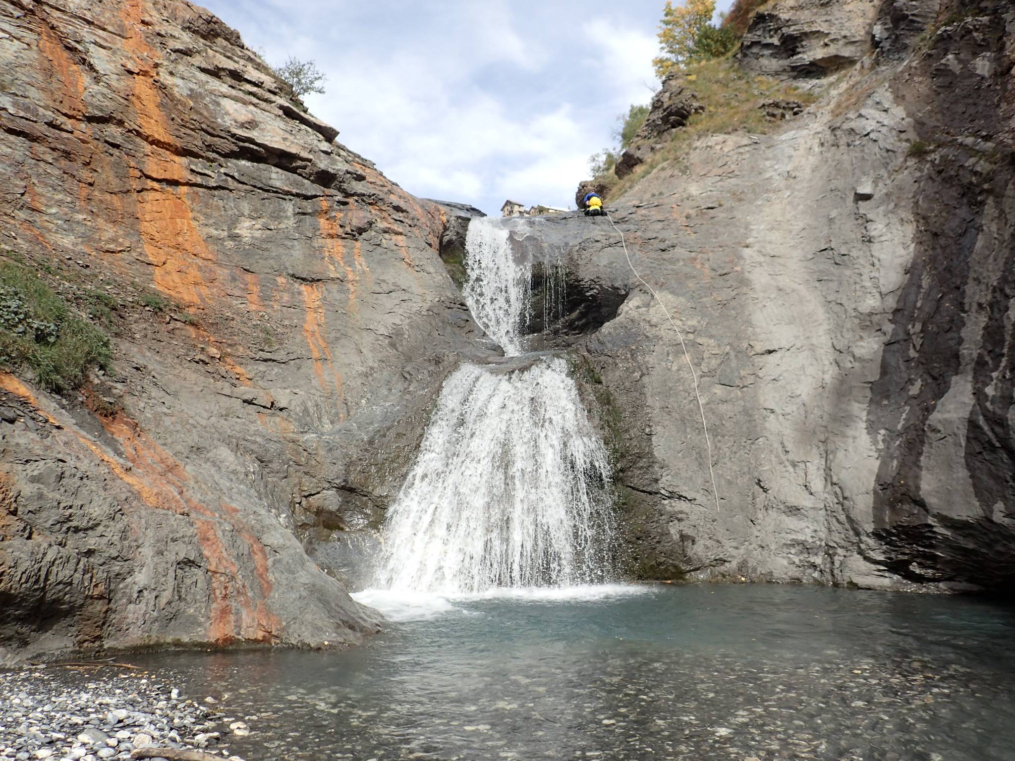 Canyoning dan le Ga près de la Grave et Serre Chevalier