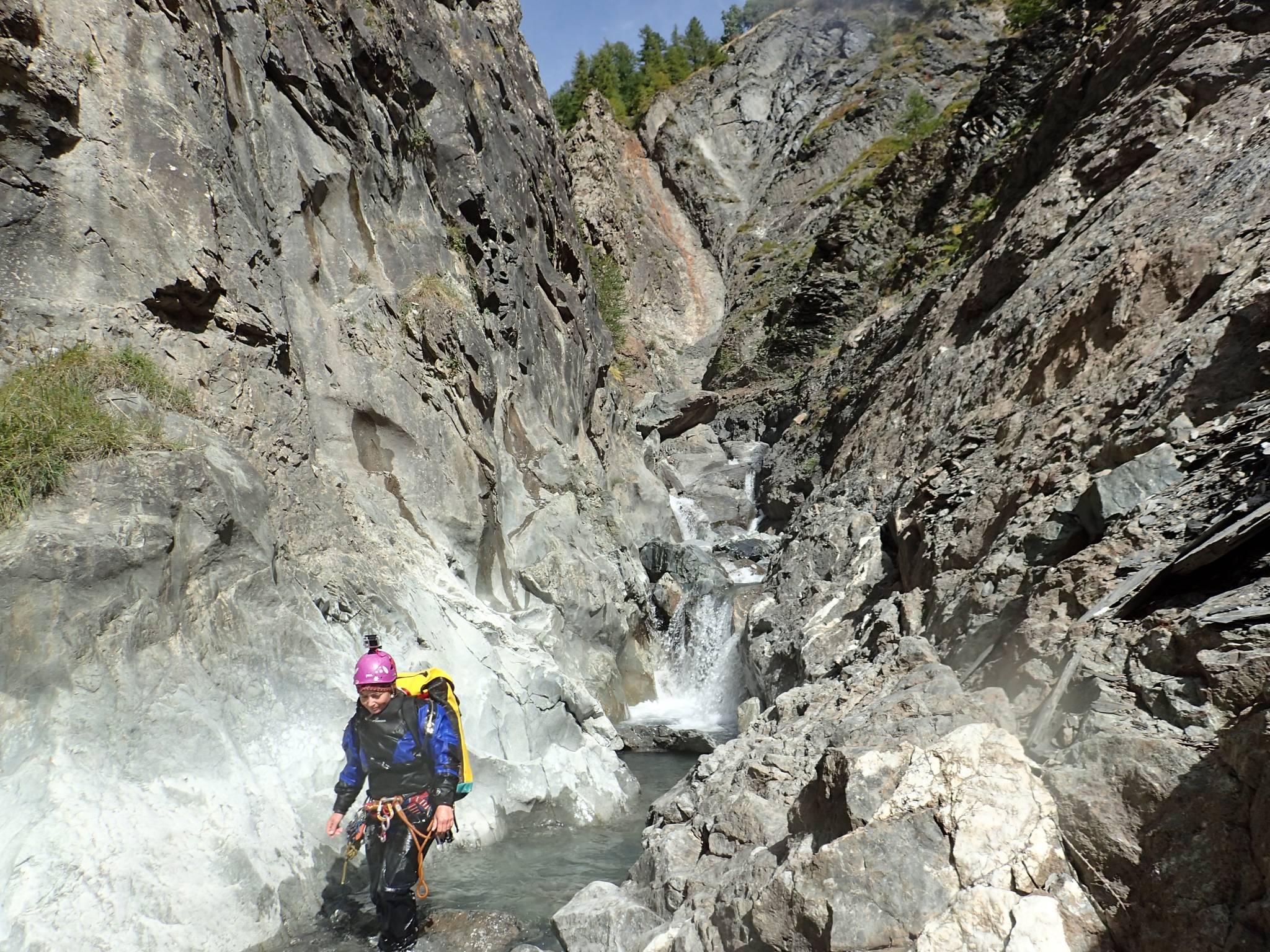 Canyoning dan le Ga près de la Grave et Serre Chevalier