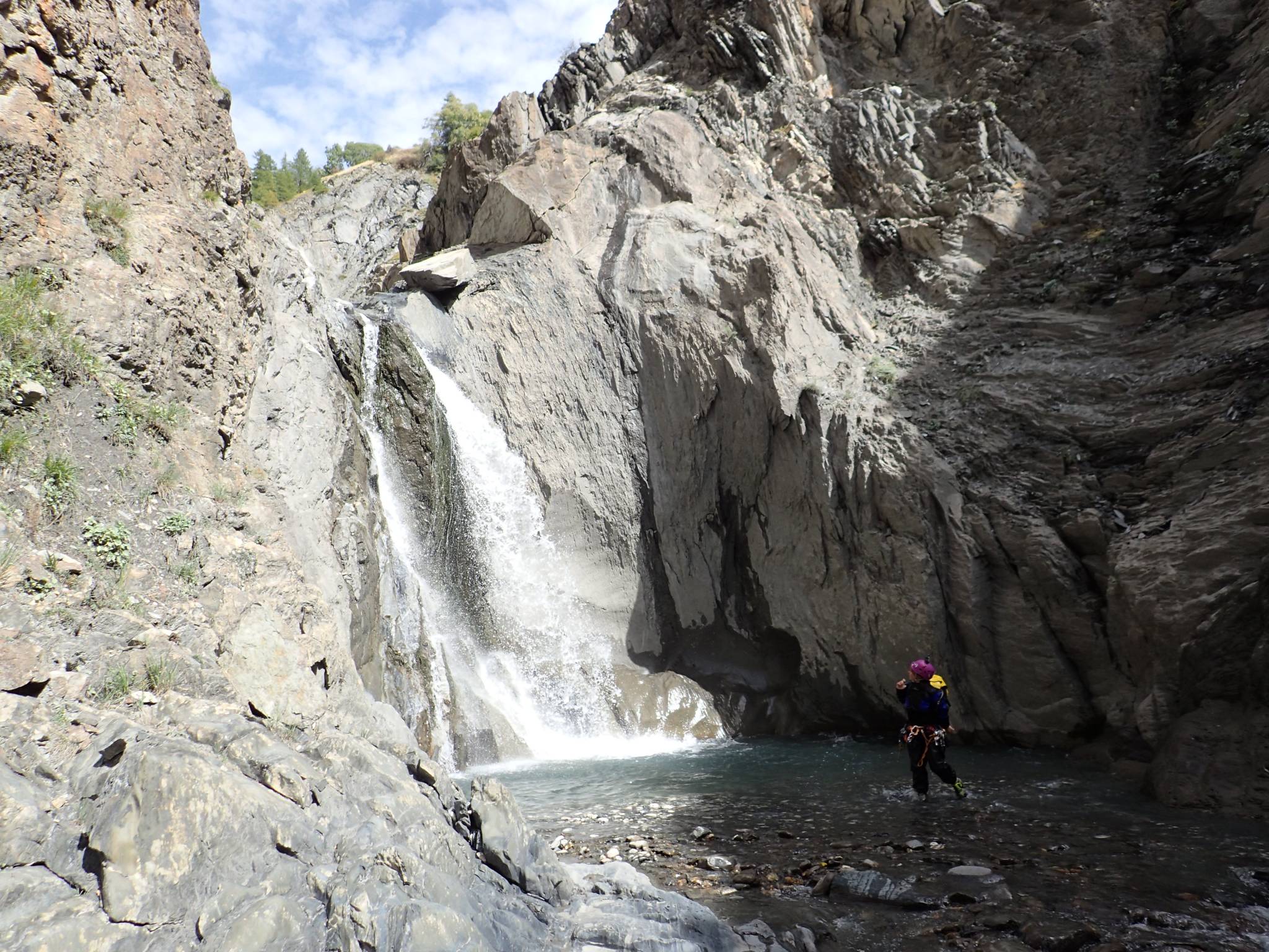 Canyoning dan le Ga près de la Grave et Serre Chevalier