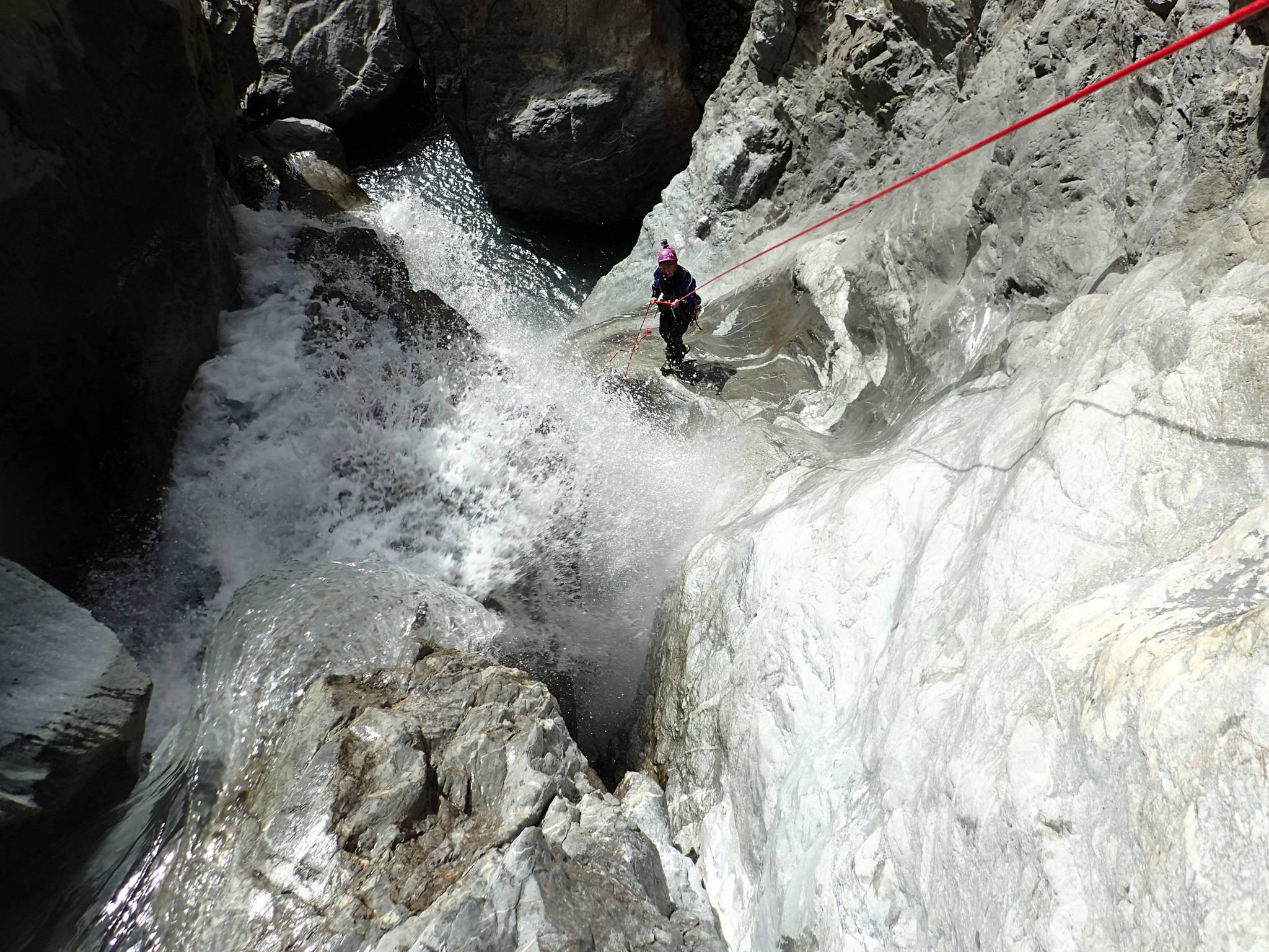 Canyoning dan le Ga près de la Grave et Serre Chevalier
