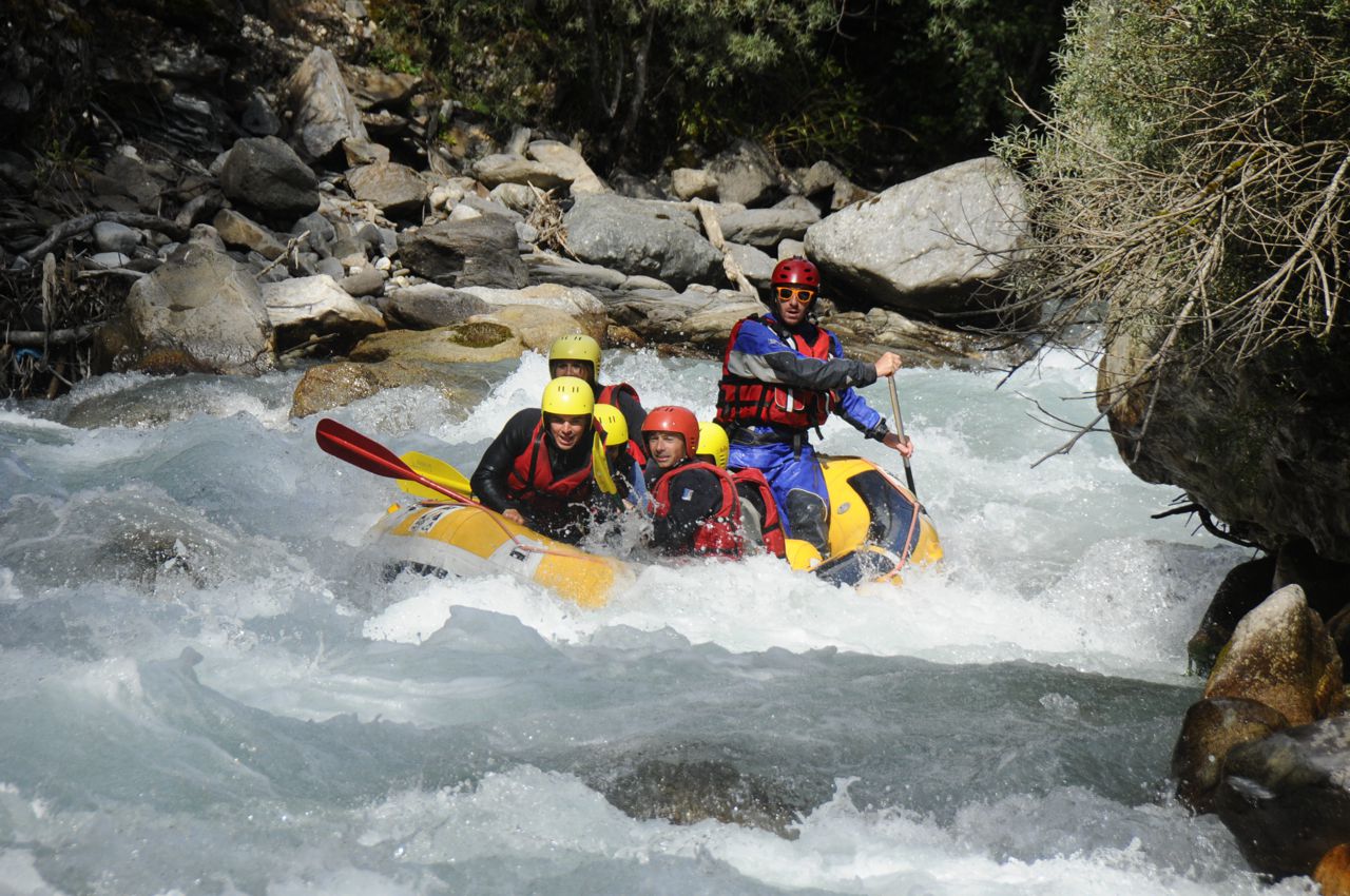 Rafting sur la Basse Guisane à Serre Chevalier