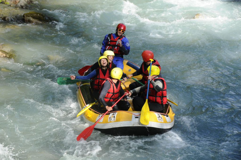 Rafting sur la Durance dans les Hautes alpes