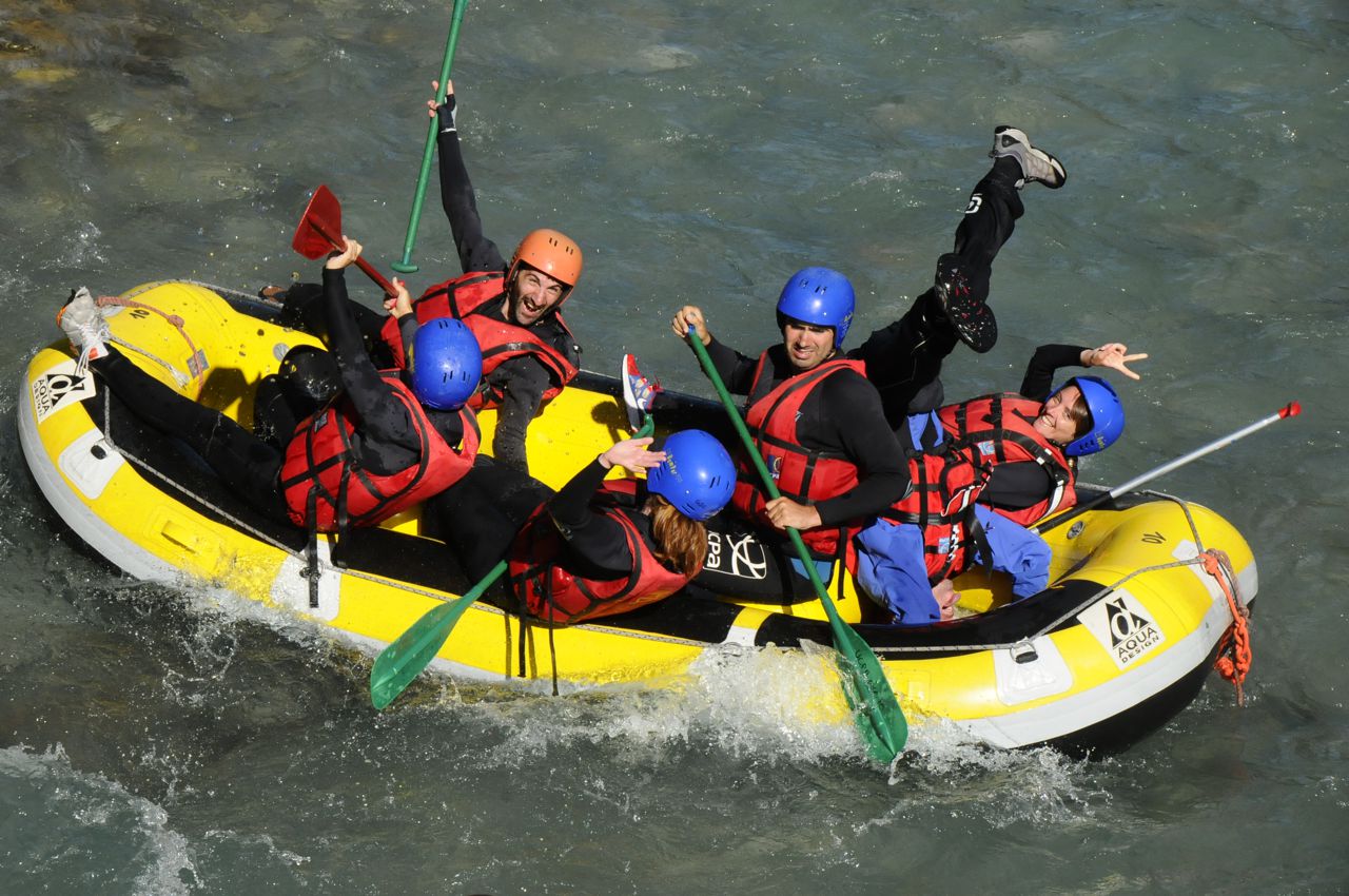 Rafting sur la Durance dans les Hautes alpes
