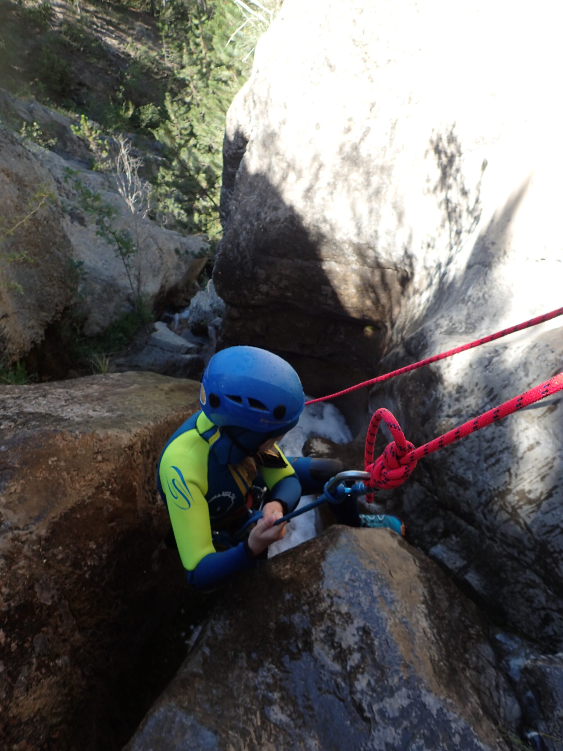 1er canyoning enfants Hautes Alpes
