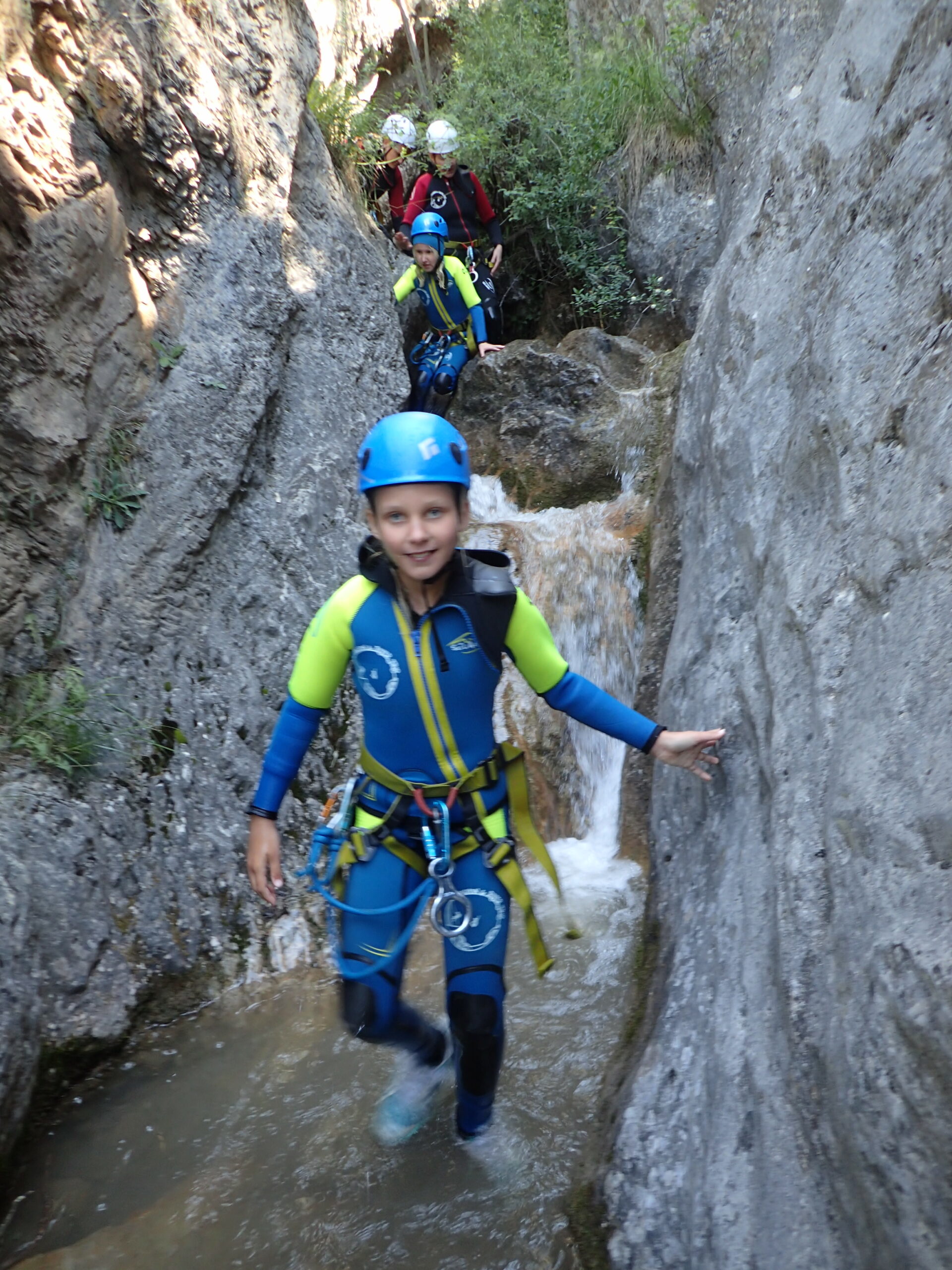 canyoning enfants Hautes Alpes