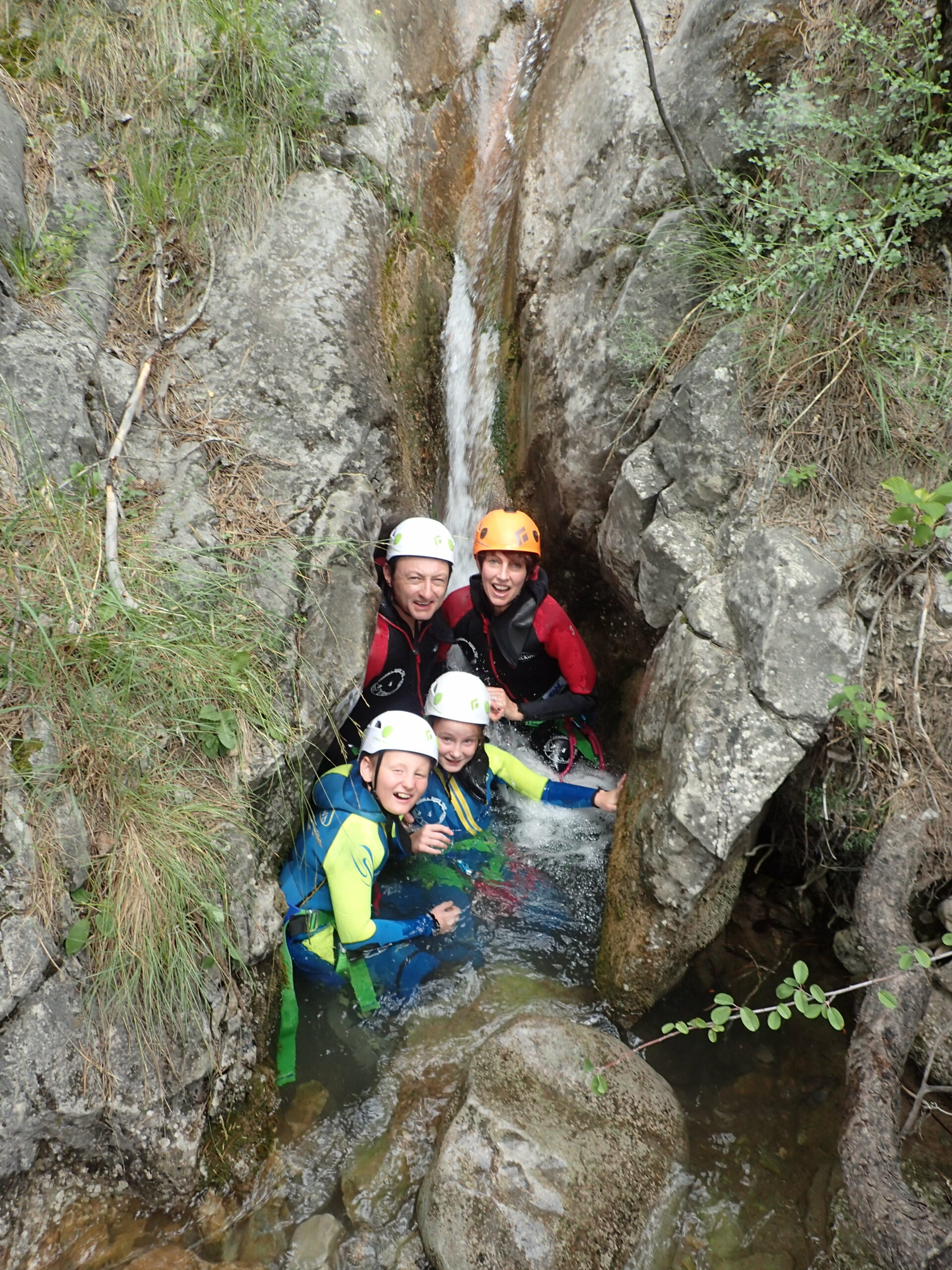 canyoning en famille Saint Crépin