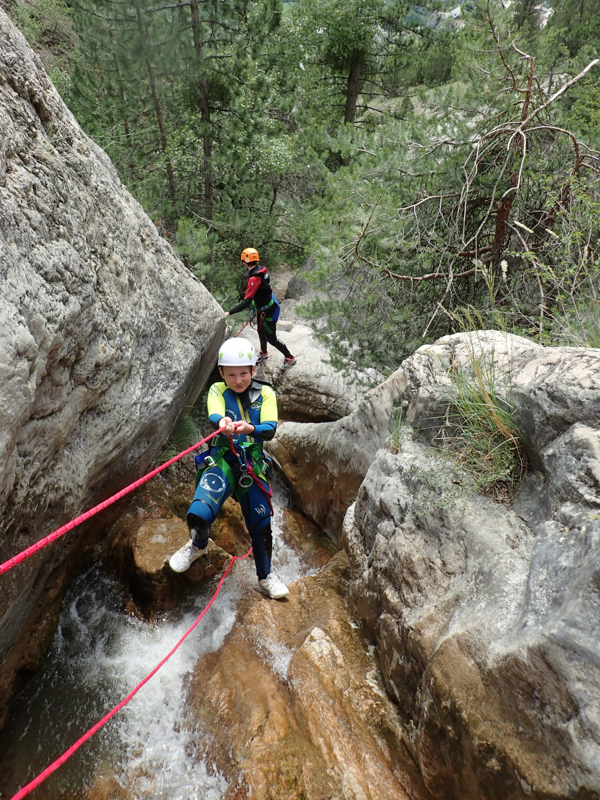 canyoning en famille, initiation