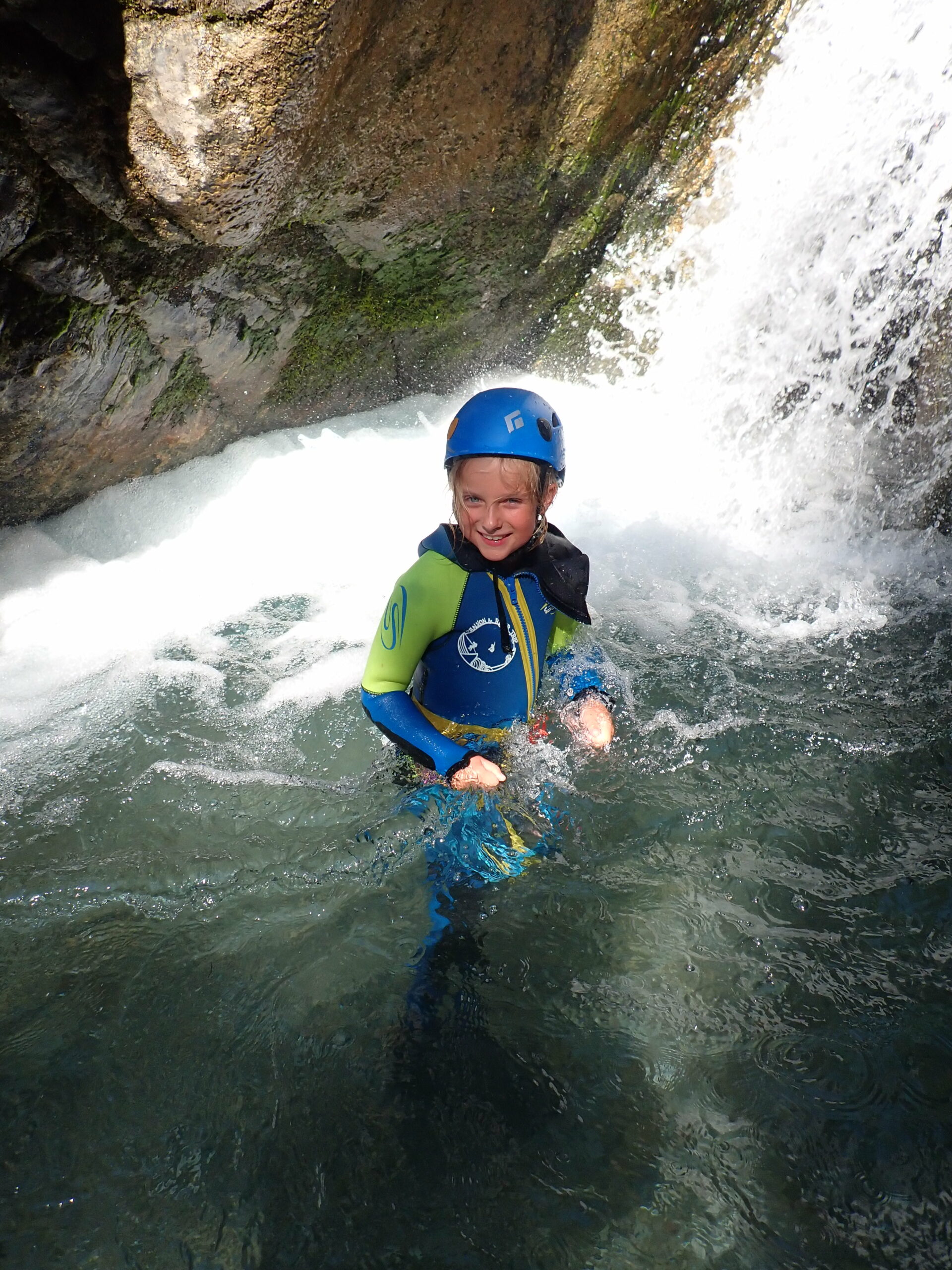 enfants canyoning Hautes Alpes