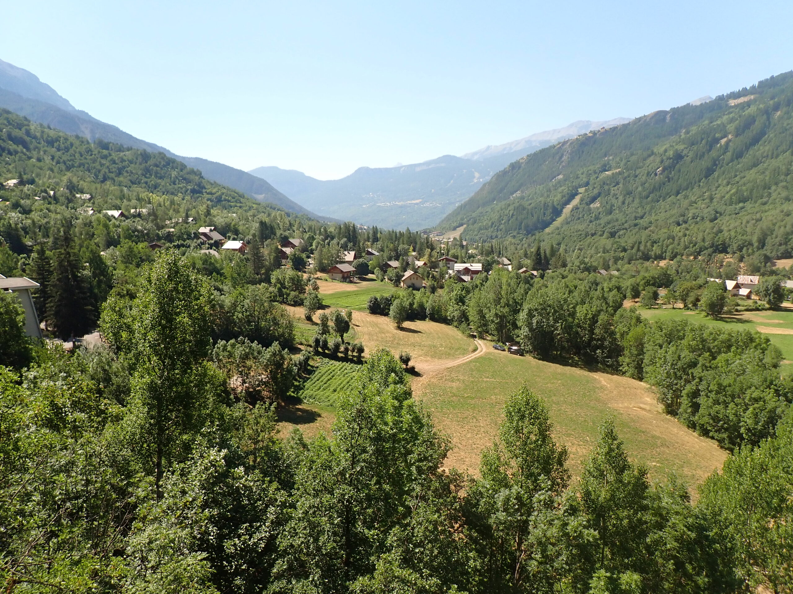 vue paysage canyoning Eychauda