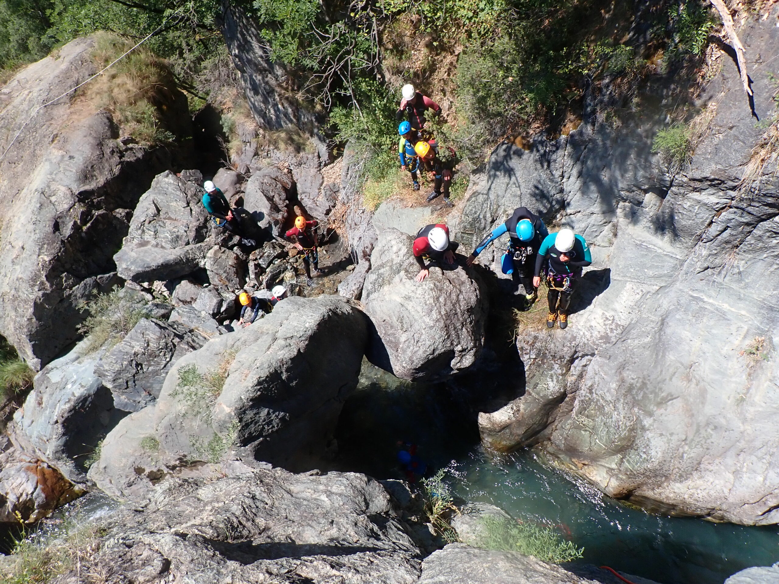 saut canyoning pays des écrins
