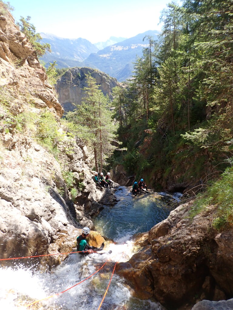 vasque saut canyoning Tramouillon Bas
